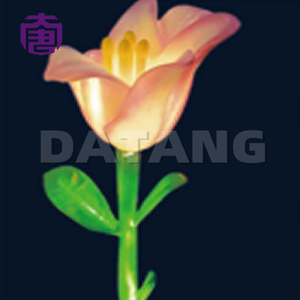 Lámpara LED con Forma de Tulipán 3D Personalizada, IP65, Resina y Fibra de Vidrio, Luz Floral para Exteriores, Paisajes, Navidad, Diwali, Color Personalizado - Product Image 3