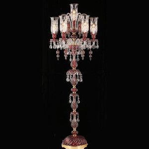 Candélabres en cristal Vintage, lustre sur <span class=keywords><strong>pied</strong></span>, lampe chinoise sur <span class=keywords><strong>pied</strong></span>, cristal sur batterie, lampe de Table LED européenne - Product Image 4