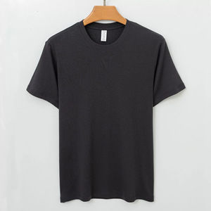 Camiseta de Hombre de Manga Corta de Alta Calidad, Estilo Clásico, Tejido de Punto Liso, <span class=keywords><strong>Lana</strong></span> y Lyocell - Product Image 6