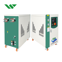 Compresseur à spirale de réfrigération R410A de Chine, refroidisseur d'eau refroidi par air/eau, refroidisseur d'eau à haute efficacité pour le soufflage de bouteilles en PET
