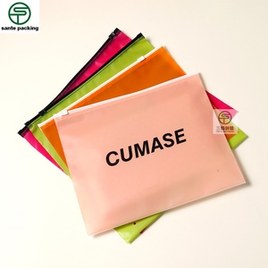 Custom Frosted PE Plastic Ziplock Bag EVA Low MOQ Packaging for Phone Clothing Underwear Socks T-shirt Ice Sleeve Hot Stamping - Product Image 4