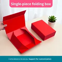 Emballage à rabat en carton 2 mm, petit MOQ, boîtes pliantes personnalisées sur mesure, boîtes cadeaux magnétiques en papier pour vêtements, faible coût d'expédition
