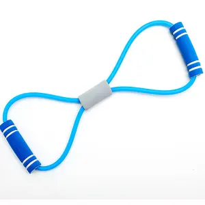 Fascia elastica di resistenza all'ingrosso tubo espansore toracico Fitness Yoga bande di resistenza corda addensata