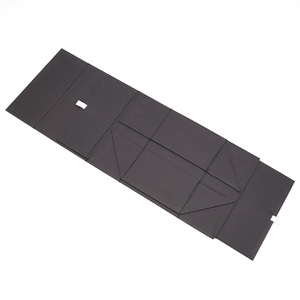 Màu Đen Đồng Bằng In Từ Đóng Nắp Thanh Lịch Bespoke Giấy Hộp Quà Tặng Với Bản Lề Nắp - Product Image 5