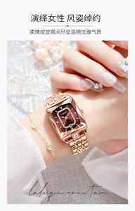 Montre à quartz étanche de luxe pour femme Design élégant unisexe - Product Image 6