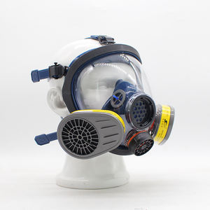 (7PCS) S100X Masker <span class=keywords><strong>Respirator</strong></span> Kimia Masker Wajah Penuh Gas Baru Profesional Berkualitas Tinggi Dapat Digunakan Kembali Dengan Filter - Product Image 2