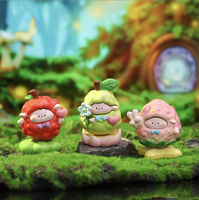 Schattig dieren thema cartoon blind box hars figuurtje speelgoed Kawaii verzamelbaar mini decoratie cadeau voor kinderen & volwassenen