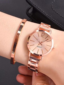 Relojes de Pulsera de Cuarzo de Aleación para Mujer con Logotipo Personalizado de Moda al por Mayor 2025 - Product Image 3
