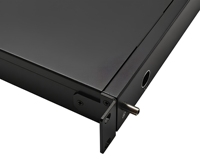 Boîtier rack 1U pour amplificateur audio, boîtier de projet, châssis PC rackable, mini boîtier de serveur/routeur, boîtier de serveur 19 pouces