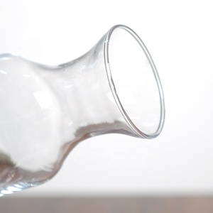 Échantillon gratuit Distributeur de boissons alcoolisées en gros Logo personnalisé <span class=keywords><strong>Carafe</strong></span> à <span class=keywords><strong>vin</strong></span> en verre transparent 230 ml Style traditionnel chinois pour - Product Image 3