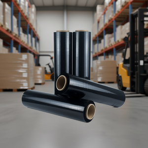 Film Plástico para Envolver Palés 45 cm x 1000 m Calibre 80 Opaco Brillante Resistente a la Humedad Para Uso Industrial - Product Image 2