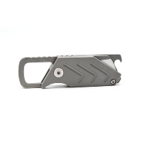 Couteau pliant JXT S35VN en titane, mini, pour activités spécifiques, avec porte-clés, ultraléger, écologique, accessoires de camping, outils