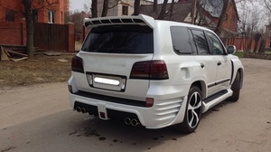 Parachoques Delantero y Trasero de Carrocería Ancha Estilo <span class=keywords><strong>León</strong></span> del Medio Oriente, Compatible con <span class=keywords><strong>Lexus</strong></span> LX570 2007-2015 - Product Image 3