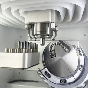 Machine de fraisage CNC à 5 axes pour laboratoire dentaire, <span class=keywords><strong>dentiste</strong></span>, CAD CAM, PMMA, Peek, verre céramique, zircone, bloc de titane, disque de titane, fraisage humide et sec - Product Image 5