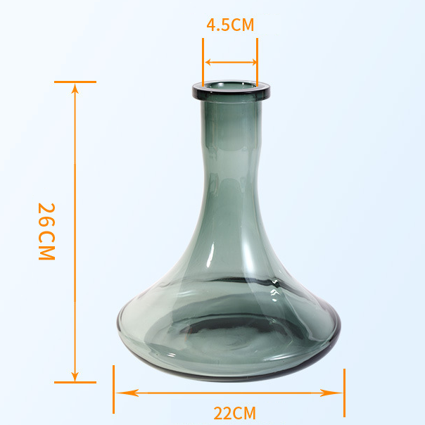 卸売カスタムシーシャベースボトル、水タバコ喫煙アクセサリー、ガラス