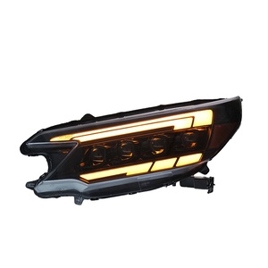 For 12-14 CRV 12V 50W <b>Headlight</b> Assembly Modified <b>LED</b> Daytime Running Light Flowing Turn Signal Lens 12v <b>LED</b> <b>Headlight</b> Assembly - Product Image 2
