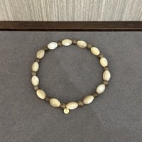 Bracelet superposé en perles de riz coquillages, accessoire de mode quotidien, bracelet unisexe, cadeau d'anniversaire