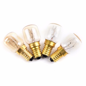 T22 T25 SES E14 <span class=keywords><strong>ampoule</strong></span> de four à tube à incandescence en verre clair à Base <span class=keywords><strong>25w</strong></span> <span class=keywords><strong>ampoule</strong></span> de four à <span class=keywords><strong>micro</strong></span>-ondes résistante à la chaleur à 300 degrés à vendre - Product Image 6