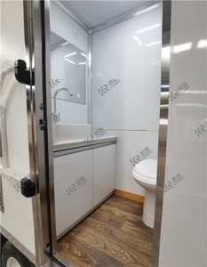 Mobile portable adapté à l'extérieur en utilisant une remorque de toilette de conception pratique facile à nettoyer - Product Image 4