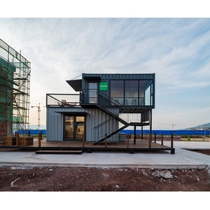 20ft di lusso moderno prefabbricato casa del contenitore a costruzione rapida Mobile prefabbricato casa ufficio bagno <span class=keywords><strong>mobili</strong></span> realizzati pannello Sandwich - Product Image 1
