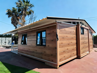 Maison mobile préfabriquée extensible de 20 pieds, personnalisée, avec cuisine et salle de bain, design moderne, étanche