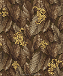 Haute qualité papier peint étanche géométrique intérieur 3D vinyle Pvc papier peint décoration de la maison salon feuilles papier peint - Product Image 5