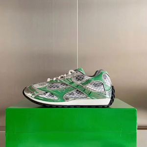 Zapatillas Deportivas Casuales de Diseño para Parejas, Zapatillas Retro BV para Hombre, Zapatillas de Plataforma de Alta Calidad, Color Plateado - Product Image 4