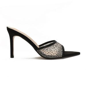 Sandalias de Tacón Alto con Pedrería y Punta en Pico para Mujer, Elegantes y a la Moda - Product Image 5