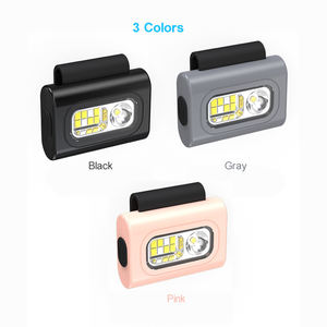 Clip magnétique portable étanche de sécurité <span class=keywords><strong>Jogging</strong></span> lumière LED Clip <span class=keywords><strong>lampe</strong></span> <span class=keywords><strong>frontale</strong></span> <span class=keywords><strong>lampe</strong></span> <span class=keywords><strong>frontale</strong></span> Type C feux de course rechargeables - Product Image 6