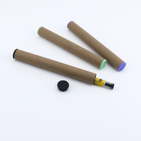 Tube en papier cartonné de 135 mm, tube en papier kraft résistant, tube en papier naturel organique pour contenir des cigarettes, des cônes roulés