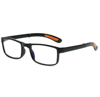 Nouvelle lumière Portable pliable classique personnes âgées progressive Anti lumière bleue lunettes de lecture pliantes