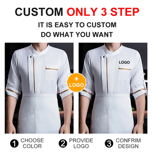 Yellow <strong>Chef</strong> Jacket Kitchen Best Uniform for Restaurant Fashion <strong>Chef</strong> Uniform <strong>Supplier</strong> Unisex Classic Long Sleeve <strong>Button</strong> <strong>Chef</strong> Coat - Product Image 2