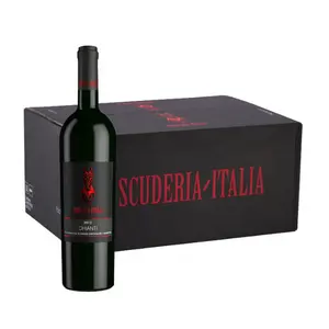 Six Bottles Box CHIANTI DOCG 2012 Scuderia Italia 0.75L Prestigious Italian Red Fine Italian Wine