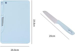 Custom Logo PP Plastic Sustainable Kitchen Multi-Functional Cutting <b>Board</b> Set Fruit Knife Camping Auxiliary Food <b>Tool</b> - Product Image 3