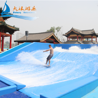 Flow Rider Simulant le Surf avec Machine à Ondes pour Parc Aquatique Flowrider Wave Surf pour Piscine Privée