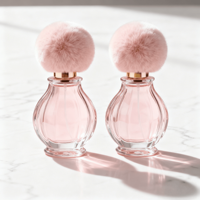 Flacon de parfum cylindrique/plate en verre transparent de luxe 30 ml, nouveau design unique, boîte de flacon de parfum, logo personnalisé, sérigraphie