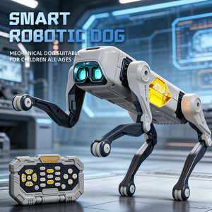 <span class=keywords><strong>Chien</strong></span> <span class=keywords><strong>robot</strong></span> MILI AI à commande vocale et à distance, <span class=keywords><strong>chien</strong></span> <span class=keywords><strong>robot</strong></span> multifonctionnel programmable 2,4 GHz avec lumières pour enfant - Product Image 2