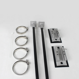 Bannière personnalisée lampadaire Bannières de poteau lampadaire double face avec support Ensemble Affichage Bannière suspendue - Product Image 4