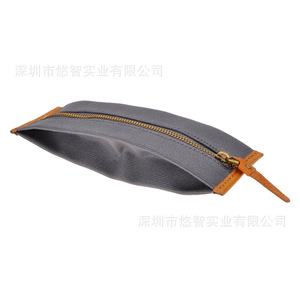 Customized <b>canvas</b> pencil cases, cloth stationery <b>boxes</b>, school supplies, creative promotional pencil case storage bags. - Product Image 2