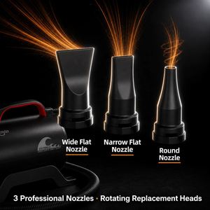 Shernbao 2800W High Power Low Noise Pet <b>Hair</b> <b>Dryer</b> for <b>Dog</b> Cat Grooming Blow <b>Dryer</b> Adjustable Speed Professional Salon Home Use - Product Image 3