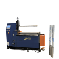 Machine à rouler les tôles d'acier CNC automatique à 4 rouleaux, fabriquée en Chine
