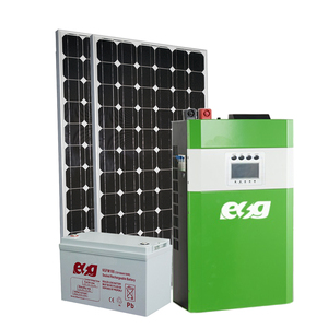 ソーラーパネルシステム1kw 2kw 3kw 5kw 7kw 10kw風力タービン発電機ホームオフグリッドハイブリッドシステム - Product Image 1