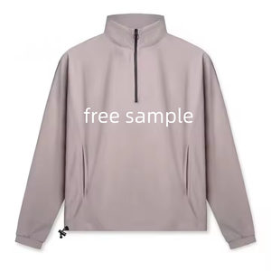 Sudadera con cremallera de cuarto de muestra gratis para hombre, muestra gratis, chaqueta con cuello levantado hecha a medida con bolsillos laterales - Product Image 2