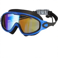 Nouvelles lunettes de natation design pour adultes avec bouchons d'oreilles, réglables, pour femmes et hommes