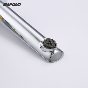 Grifo empotrado de latón para lavabo de Hotel, grifería de dos agujeros montada en la pared, alta calidad, color negro - Product Image 4