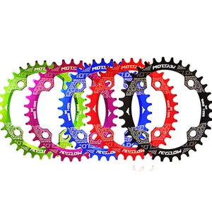 MOSTUV Oval 104BCD 32T/34T/36T/38T Chain ring Narrow Wide Bicycle Crank MTB Bike Chainwheel Circle Crankset Plate Bicycle Parts