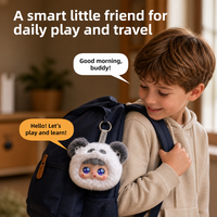 Öko-Plüschroboter mit Sprachsteuerung, interaktivem Dialog, Bio-Stoff, kompakter KI-Plüsch-Schlüsselanhänger für Kinder, MINT, OEM, individuell anpassbar