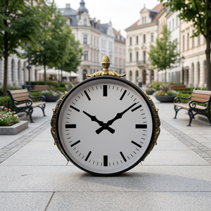 Orologio da Strada Bifacciale con Quadrante Illuminato, Sincronizzazione GPS, Movimento al Quarzo, Lancette, Alimentazione a Batteria, Luce Notturna - Product Image 1