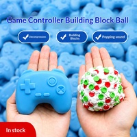 Balle anti-stress DIY en forme de manette de jeu, jouet de décompression creux pour la libération transfrontalière et la décompression