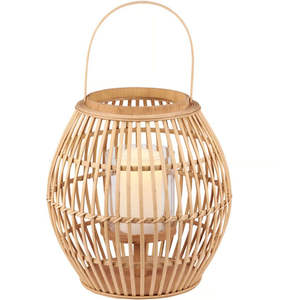 Nueva Linterna de Bambú Natural Hecha a Mano, Lámpara de Bambú con Asas, al Precio de Fábrica, Linterna Decorativa, Lámpara - Product Image 3